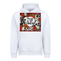 White have the day you deserve skull and rose Urban Hoodie - JahusDesignShop