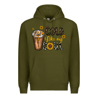 Army Green cold like my soul Premium Hoodie - CowhideDigitalArt