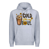 Heather Grey cold like my soul Premium Hoodie - CowhideDigitalArt