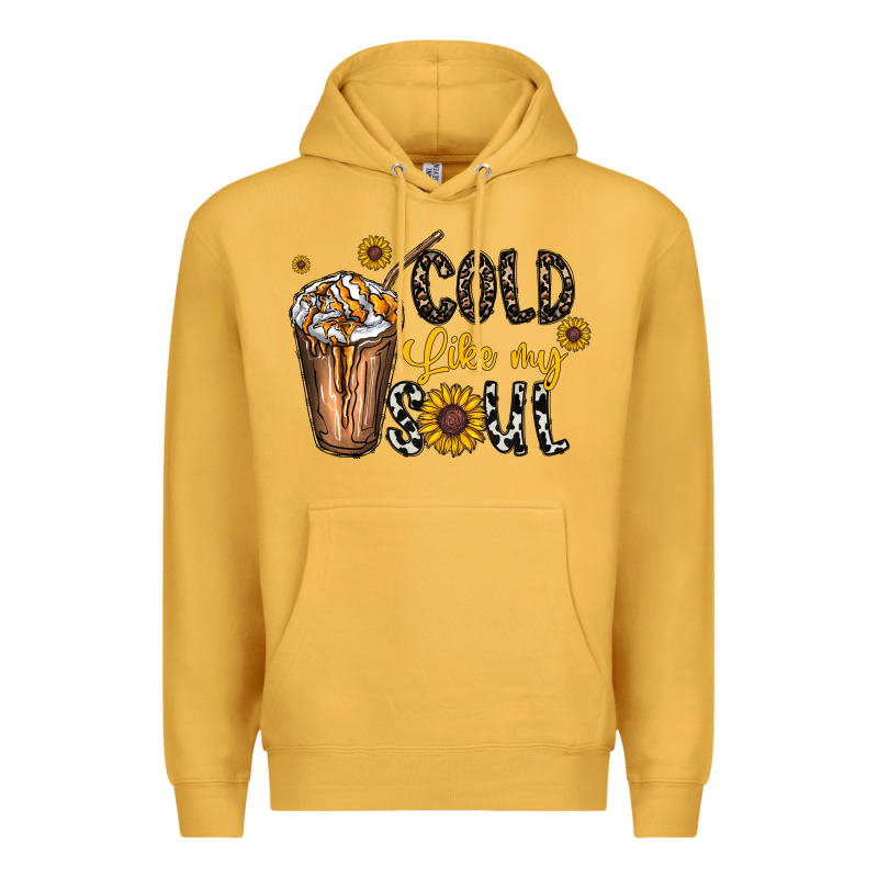 Cold Like My Soul Premium Hoodie by CowhideDigitalArt | Teevron