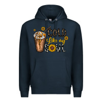 Navy cold like my soul Premium Hoodie - CowhideDigitalArt