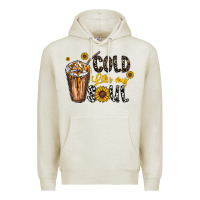 Oatmeal Heather cold like my soul Premium Hoodie - CowhideDigitalArt