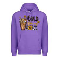 Purple cold like my soul Premium Hoodie - CowhideDigitalArt