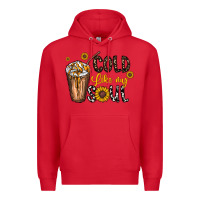 Red cold like my soul Premium Hoodie - CowhideDigitalArt