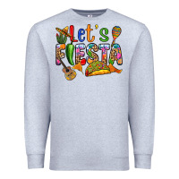 Heather Grey Let's fiesta Premium Sweatshirt - RanaPortraitStore