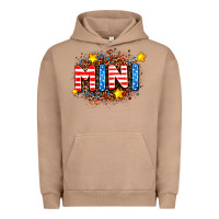 Pigment Burro usa mini  leopard background Urban Hoodie - AdoDesignShop