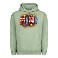 Pigment Oil Green usa mini  leopard background Urban Hoodie - AdoDesignShop