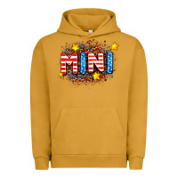 Pigment Peanut Butter usa mini  leopard background Urban Hoodie - AdoDesignShop