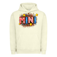 Pigment Pistachio usa mini  leopard background Urban Hoodie - AdoDesignShop