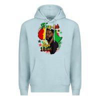 Blue Mist free ish since 1865 black man Premium Hoodie - HRA Design Shop