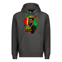 Charcoal Heather free ish since 1865 black man Premium Hoodie - HRA Design Shop