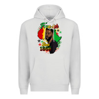 Dove Grey free ish since 1865 black man Premium Hoodie - HRA Design Shop