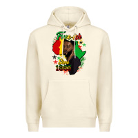Sandshell free ish since 1865 black man Premium Hoodie - HRA Design Shop