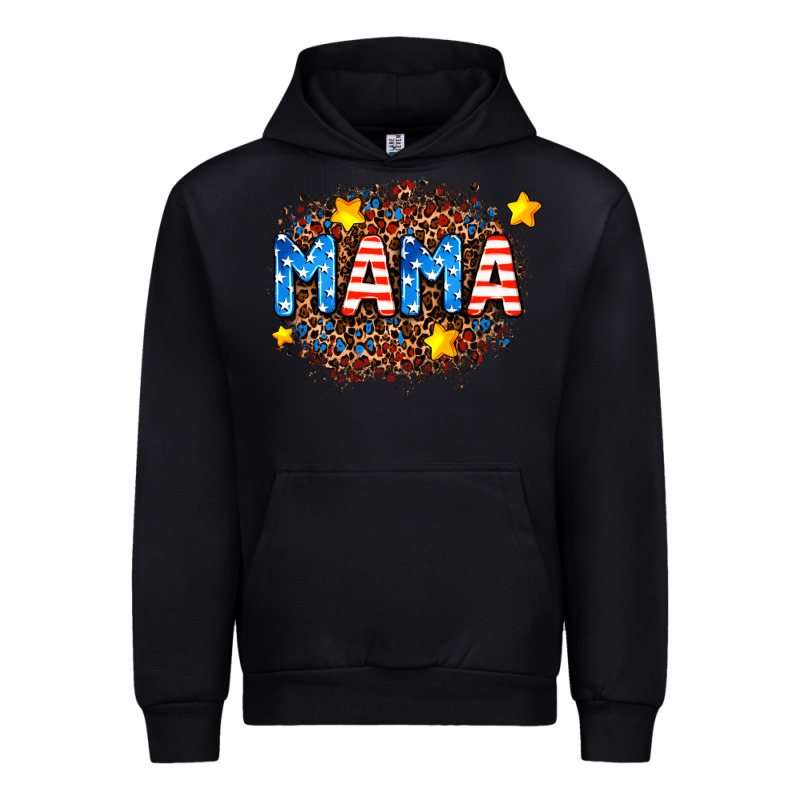 Usa Mama  Leopard Background Urban Hoodie by AdoDesignShop | Teevron