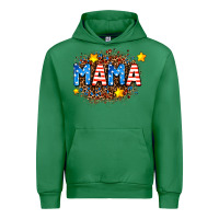 Emerald usa Mama  leopard background Urban Hoodie - AdoDesignShop