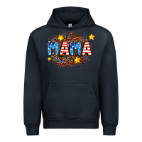 Navy usa Mama  leopard background Urban Hoodie - AdoDesignShop
