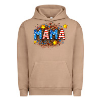 Pigment Burro usa Mama  leopard background Urban Hoodie - AdoDesignShop