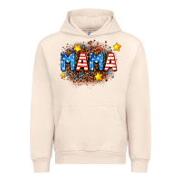 Sandshell usa Mama  leopard background Urban Hoodie - AdoDesignShop