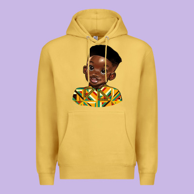 Black Boy Premium Hoodie Designed By Hra Design Shop