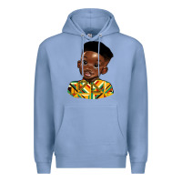 Colony Blue black boy Premium Hoodie - HRA Design Shop