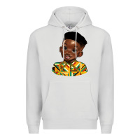 Dove Grey black boy Premium Hoodie - HRA Design Shop