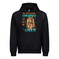 Black be strong and courageous Urban Hoodie - JahusDesignShop