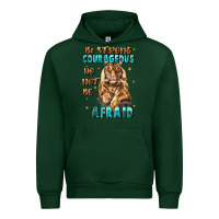 Foreset Green be strong and courageous Urban Hoodie - JahusDesignShop