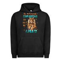 Pigment Black be strong and courageous Urban Hoodie - JahusDesignShop