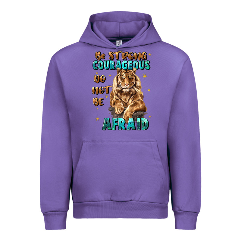 Be Strong And Courageous Urban Hoodie by JahusDesignShop | Teevron