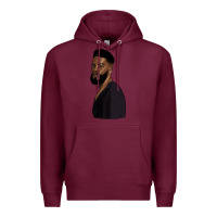 Burgundy african men Premium Hoodie - HRA Design Shop