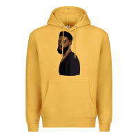 Mustard african men Premium Hoodie - HRA Design Shop