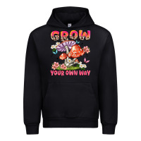 Black grow your own way Urban Hoodie - JahusDesignShop