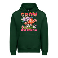 Forest Green grow your own way Urban Hoodie - JahusDesignShop