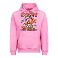 Fuchsia Pink grow your own way Urban Hoodie - JahusDesignShop