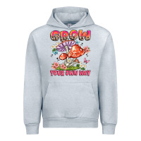 Heather Grey grow your own way Urban Hoodie - JahusDesignShop