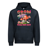 Navy grow your own way Urban Hoodie - JahusDesignShop