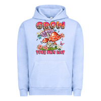 Pigment Grape Ice grow your own way Urban Hoodie - JahusDesignShop