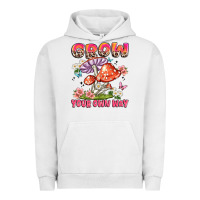 Pigment Lunar Rock grow your own way Urban Hoodie - JahusDesignShop