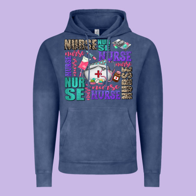 Nurse Nurse Nurse With Nurse Element Vintage Hoodie Designed By Adodesignshop