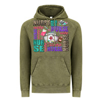 Vintage Olive nurse nurse nurse with nurse element Vintage Hoodie - AdoDesignShop