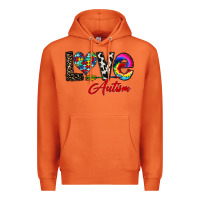 Carrot love autism Premium Hoodie - CowhideDigitalArt