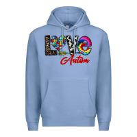 Colony Blue love autism Premium Hoodie - CowhideDigitalArt