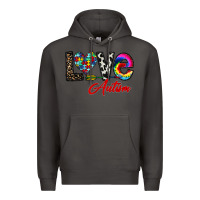 Smoke love autism Premium Hoodie - CowhideDigitalArt