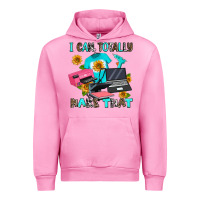 Fuchsia Pink i can totally make that Urban Hoodie - AdoDesignShop