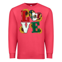 Cardinal Mexican Flag With Sunflowers Love Premium Sweatshirt - RanaPortraitStore