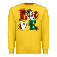 Lemon Mexican Flag With Sunflowers Love Premium Sweatshirt - RanaPortraitStore