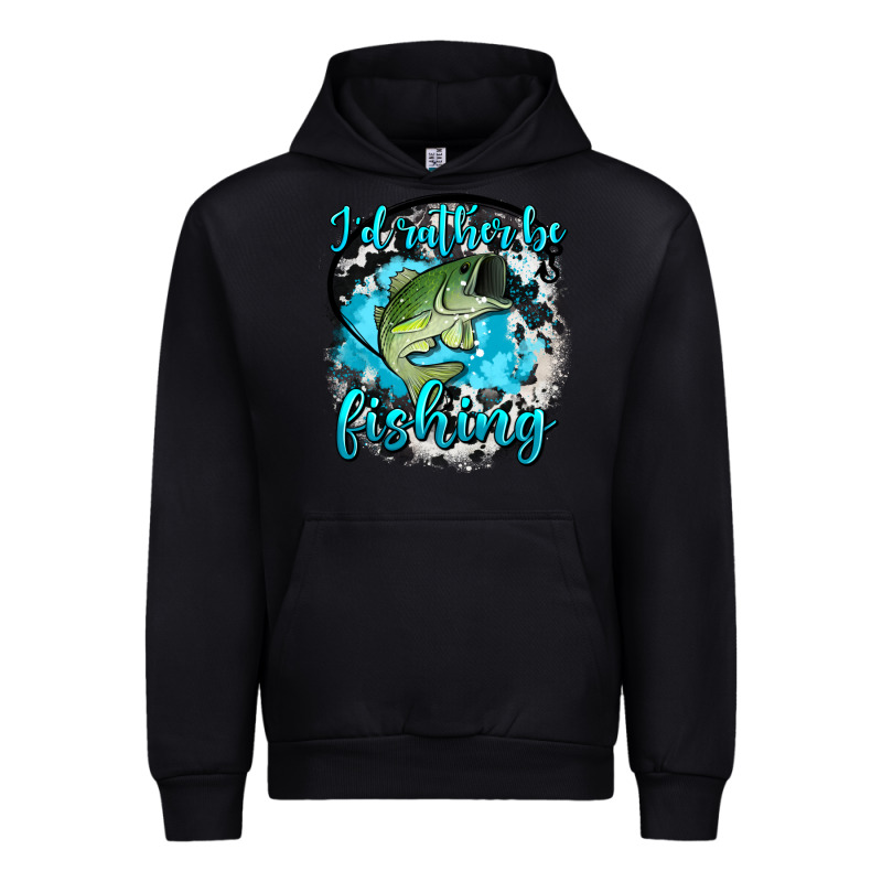 I D Rather Be Fishing Urban Hoodie by AdoDesignShop | Teevron