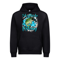 Black i d rather be fishing Urban Hoodie - AdoDesignShop