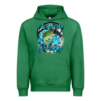 Emerald i d rather be fishing Urban Hoodie - AdoDesignShop