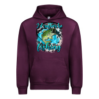 Mauve Wine i d rather be fishing Urban Hoodie - AdoDesignShop